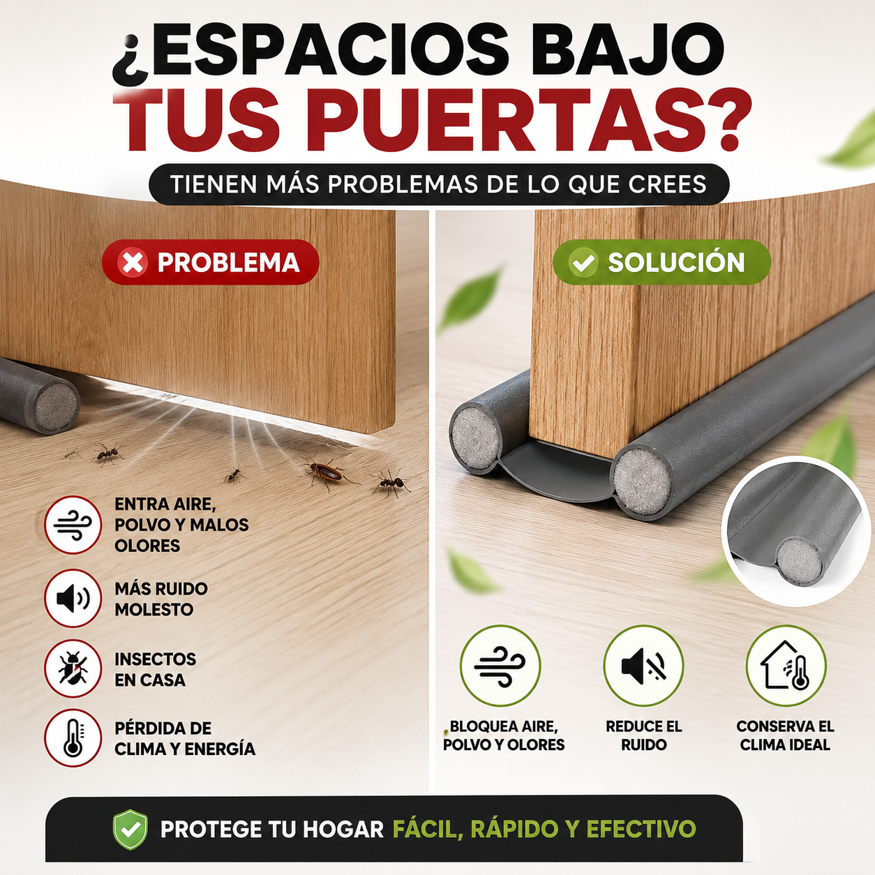 Tapón Puerta Polvo Protector Insecto